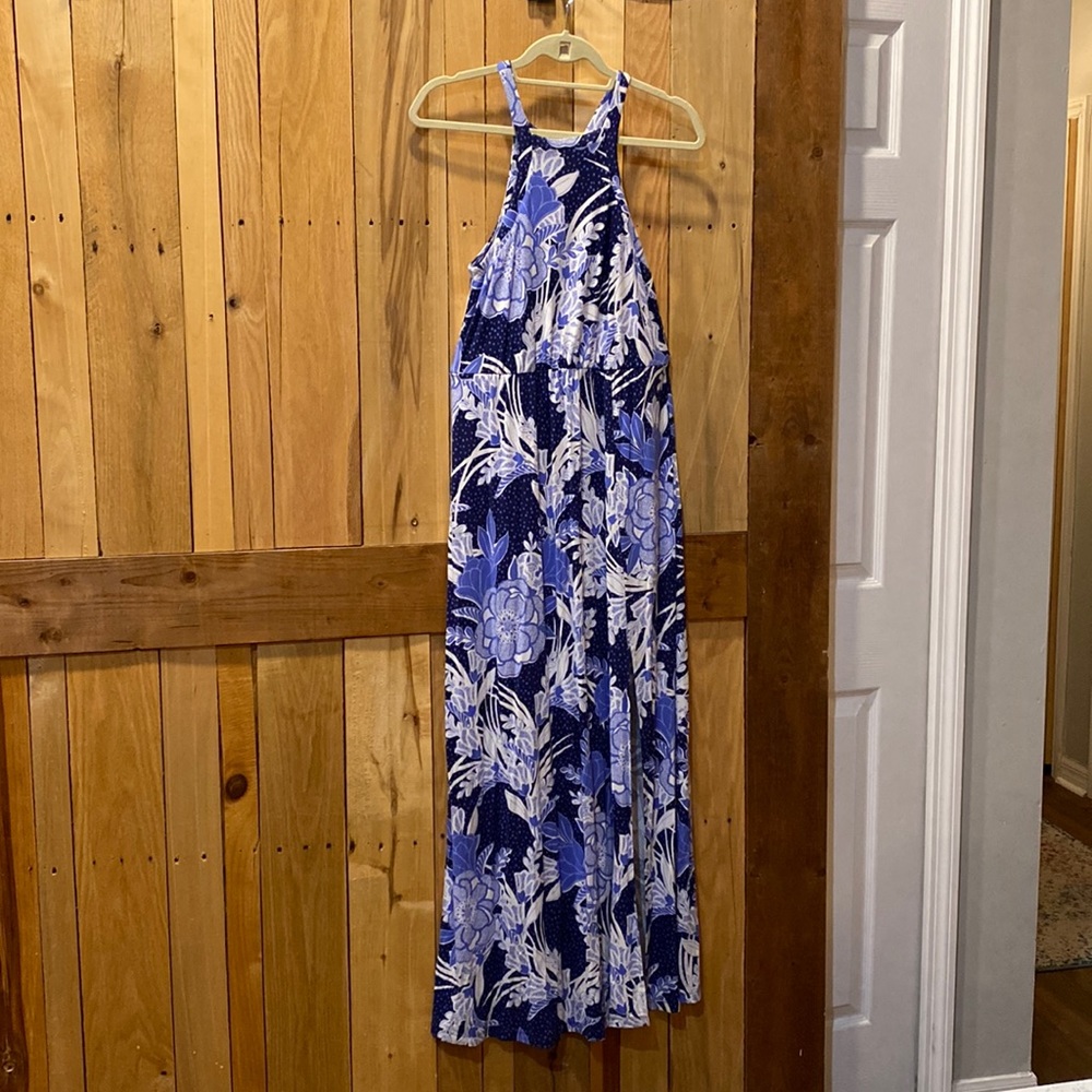 Soma blue white floral Maxi